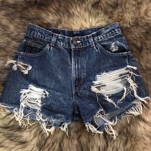 Levi denim shorts